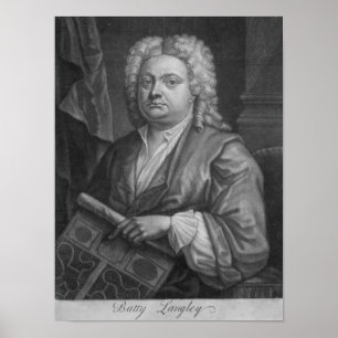Bekloppter Langley, Druck gemacht von J. Poster