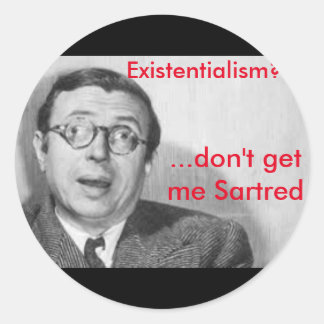 Bekomme mir keine Kartonkleber Runder Aufkleber