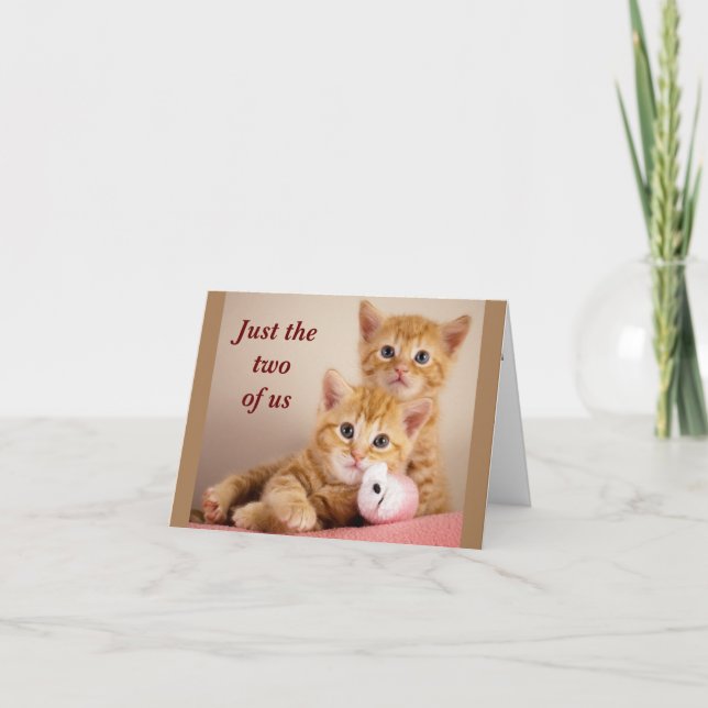 *BEKOMMEN SIE DIE MISTLETOE HUNG* WIR KÖNNEN NOSES KARTE (Vorderseite)