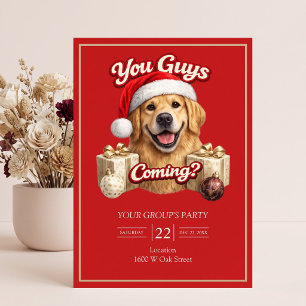 Bekommt ihr Geschenke? Lustige Weihnachtsfeier Einladung