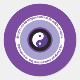 Bekräftigung der Weisheit und Vorstellungskraft Li Runder Aufkleber