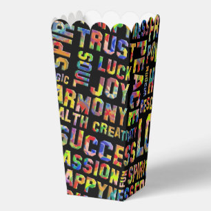 Bekräftigung des Lebens - positive Worte 4a Geschenkschachtel