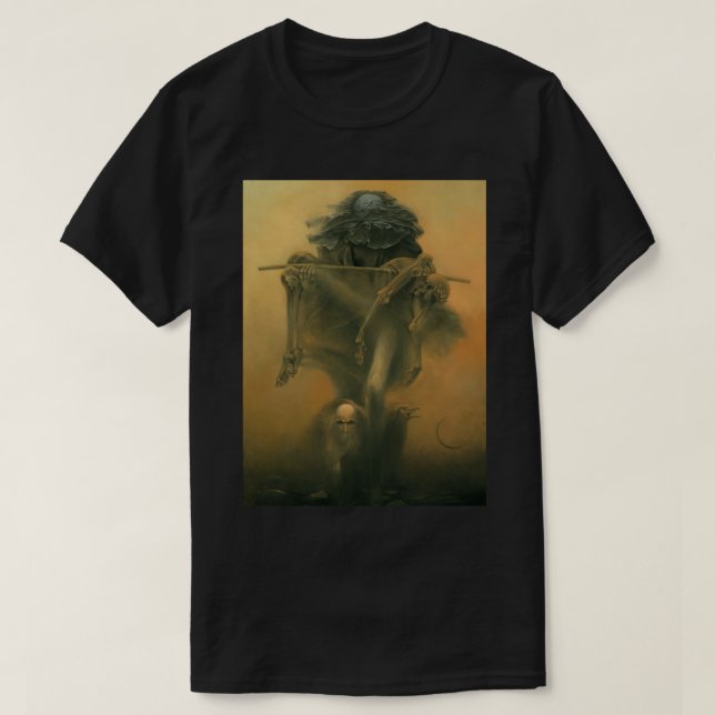 Beksinski Art Prints T-Shirt (Design vorne)