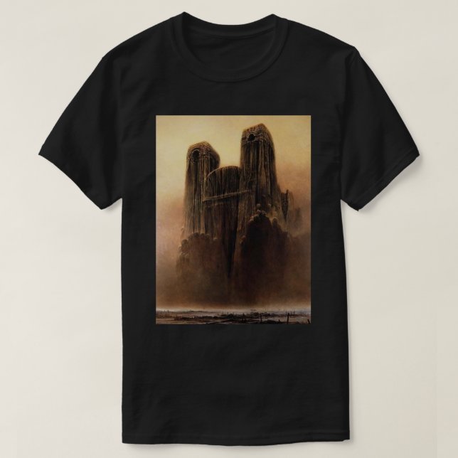 Beksinski Art Prints T-Shirt (Design vorne)