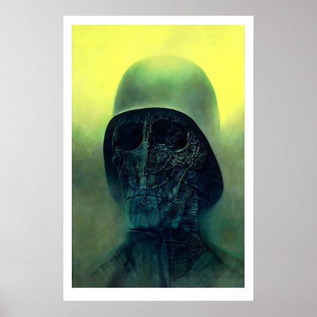 Beksiński-Kunstprint Gothic Horror Surrealist Poster (Vorne)