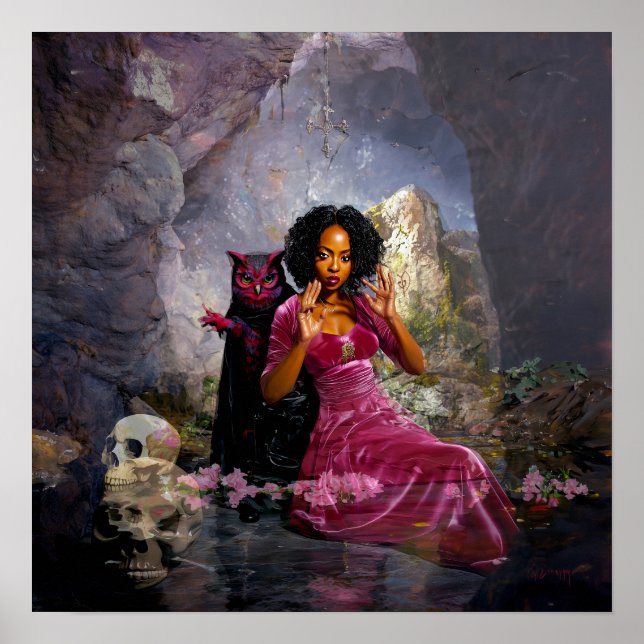 Bekundung der Absicht Hexerei künstlerischer Intel Poster (Vorne)