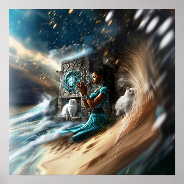 Bekundung der Absicht Hexerei künstlerischer Intel Poster (Vorne)