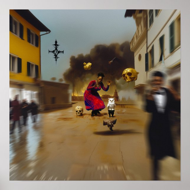 Bekundung der Absicht Hexerei künstlerischer Intel Poster (Vorne)