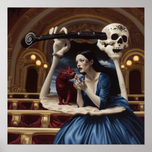 Bekundung der Absicht Hexerei künstlerischer Intel Poster