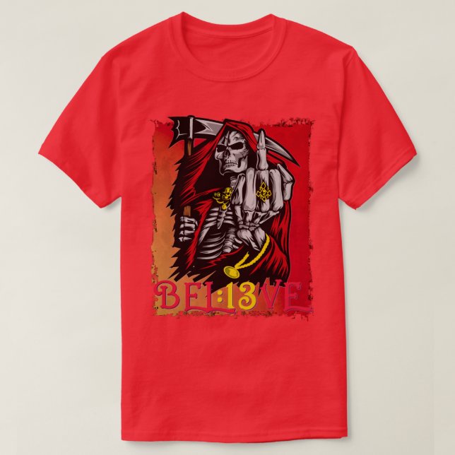 BEL13VE Kansas City Be the Grim Reaper 13 Second G T-Shirt (Design vorne)