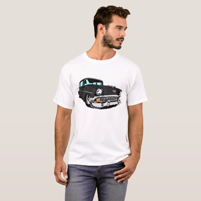 Bel Air 1956 im Schwarzen T-Shirt (Vorne ganz)