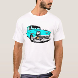 Bel Air 1956 in hellblauem T-Shirt