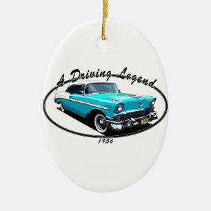 BEL AIR-BLAU 1956 KERAMIK ORNAMENT