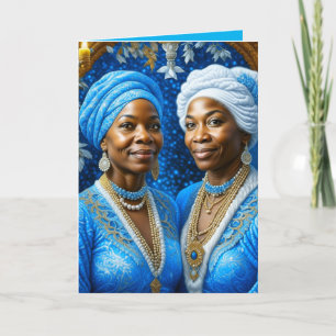 Bela Brown: Die Sisterhood in Life Feiertagskarte