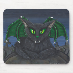 Bela-Vampirs-Katzen-gotische Fantasie-Kunst Mousepad