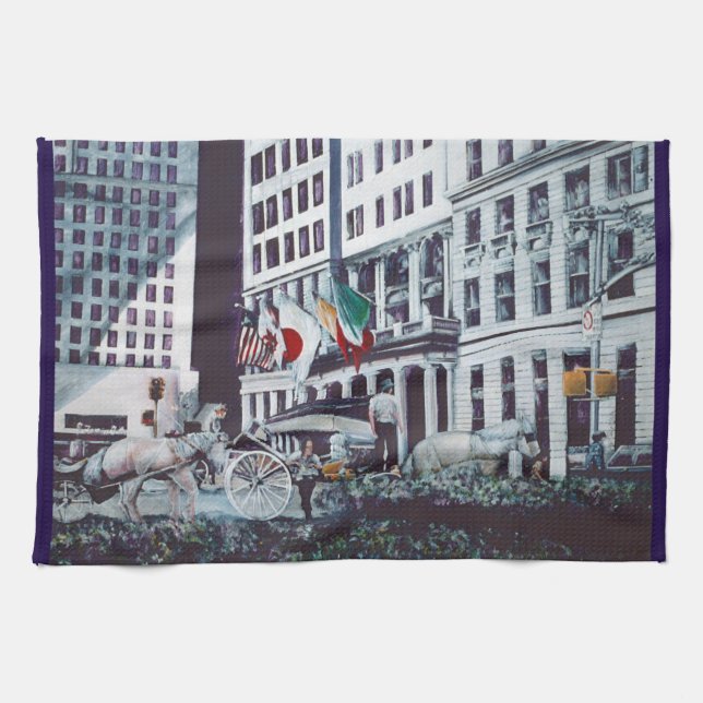 Beladen mit Personal Imagery Geschirrtuch (Horizontal)