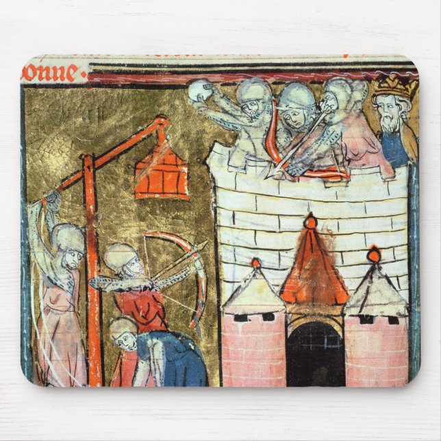 Belagerung des Chateaus de Chinon Mousepad (Vorne)