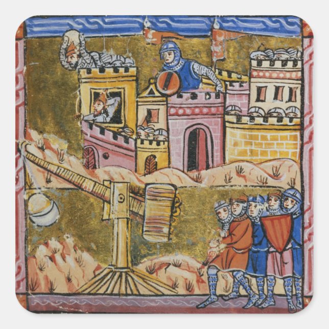 Belagerung von Antioch Quadratischer Aufkleber (Vorderseite)