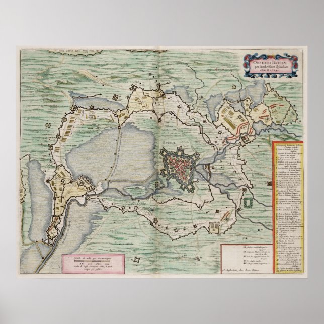 Belagerung von Breda: 1624 Poster (Vorne)