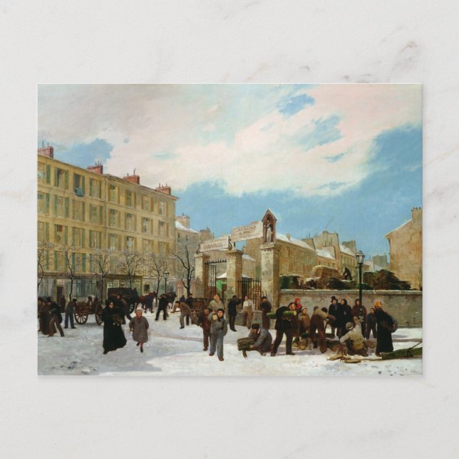 Belagerung von Paris Postkarte (Vorderseite)