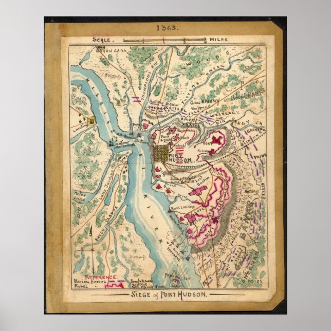 Belagerung von Port Hudson Poster (Vorne)