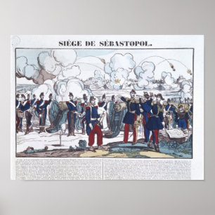Belagerung von Sebastopol, 1854-55 Poster