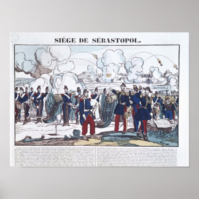 Belagerung von Sebastopol, 1854-55 Poster (Vorne)