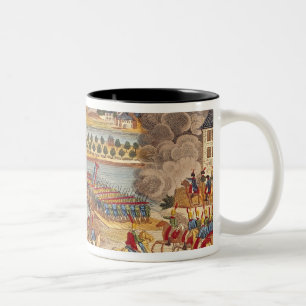 Belagerung von Wien, am 10. Mai 1809 Zweifarbige Tasse
