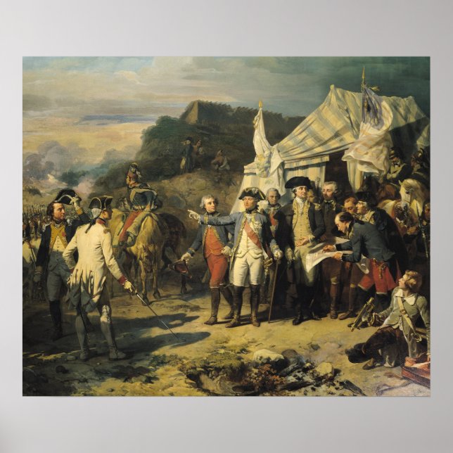 Belagerung von Yorktown, 17. Oktober 1781, 1836 Poster (Vorne)