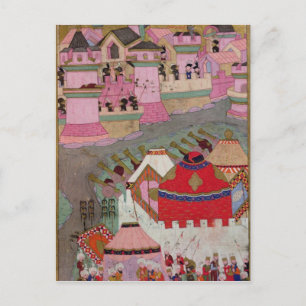 Belagerung Wiens durch Suleyman I. von der prächti Postkarte