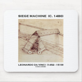 Belagerungs-Maschine (C. 1480) Leonardo da Vinci Mousepad