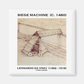 Belagerungsmaschine (C. 1480) Leonardo da Vinci Magnet
