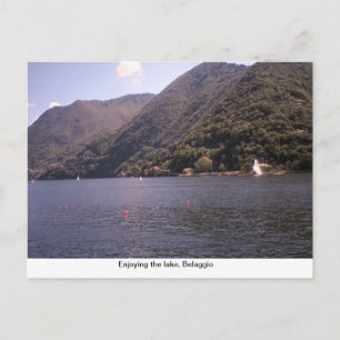 Belaggio, der See Postkarte