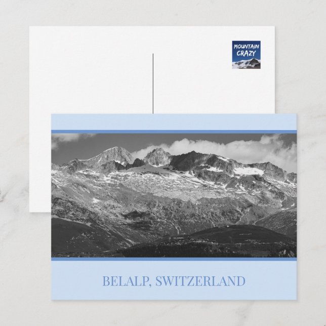 Belalp und Hohstock, Schweiz Postkarte (Vorne/Hinten)