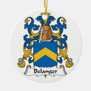 Belanger Familienwappen Keramik Ornament