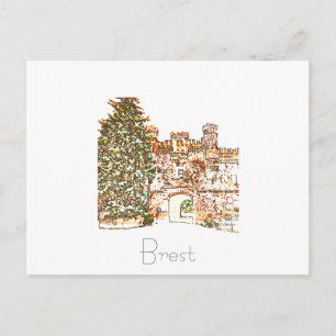 Belarus Беларусь Brest Брэст Брест Postkarte Karte