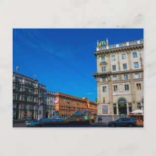 Belarus Беларусь Minsk Architektur Lebensstadt Sta Postkarte