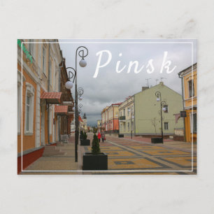Belarus Беларусь Pinsk Пінск Пинск Postkarte