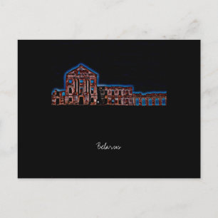 Belarus Беларусь Schloss Ruzhany Postkarte