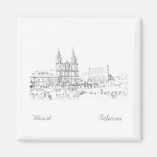 Belarus Б л а е с р у ь Minsk Magnet