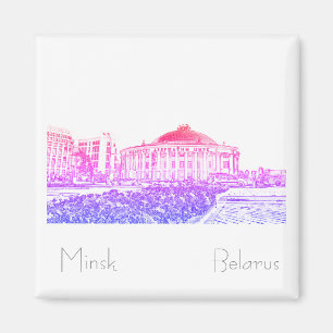 Belarus Б л а е с р у ь Minsk Magnet
