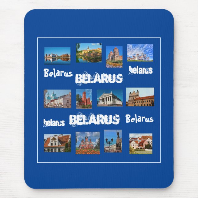 Belarus Б л а е с р у Minsk Grodno Brest Mouse Pad Mousepad (Vorne)