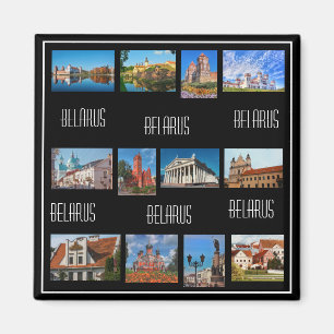 Belarus Б л а е с р у Minsk Grodno Brest Pinsk Mag Magnet