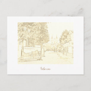 Belarus Б л а р е с у ь Viciebsk Vitebsk В Postkarte