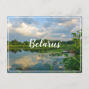 Belarus Б л а р с е Natur Landschaft Postkarte