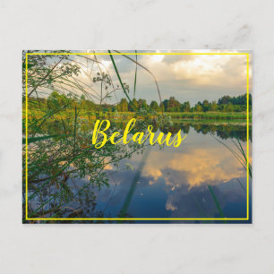 Belarus Б л а р с е Natur Landschaft Postkarte