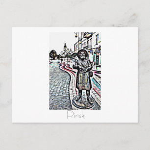 Belarus Б л а р у с е ь PinskПінс Postkarte