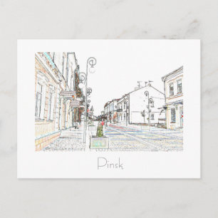 Belarus Б л а р у с е ь PinskПінс Postkarte