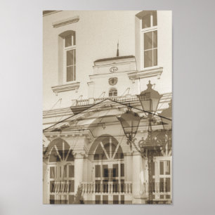 Belarus Б л а с е Minsk Grodno Street Architecture Poster