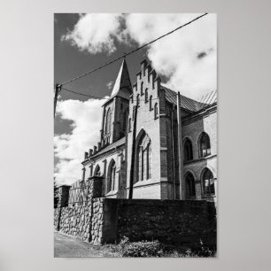 Belarus Б л а с е Mizherychy Church Architecture Poster